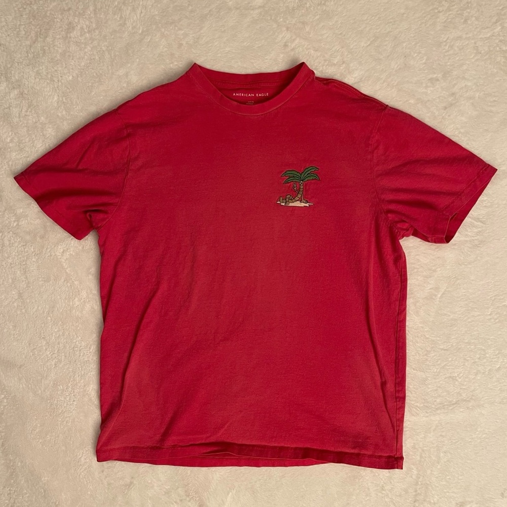 American Eagle | Large, Standard Fit, Coupe Standard | Red | Gently Worn